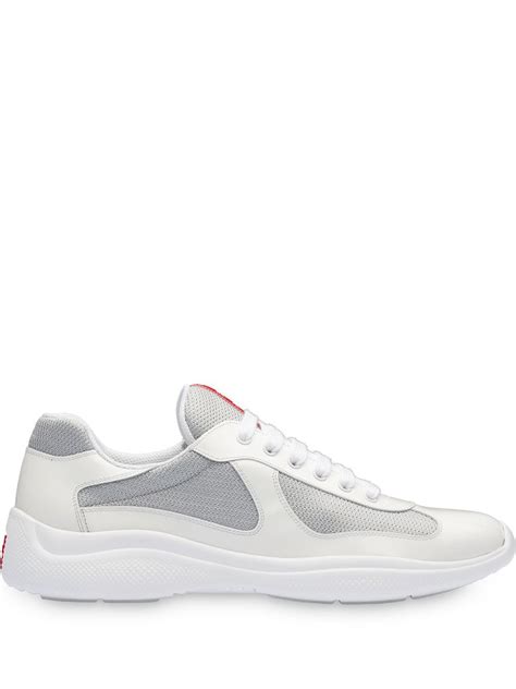 prada americas cup patent white|Prada America's Cup original sneakers.